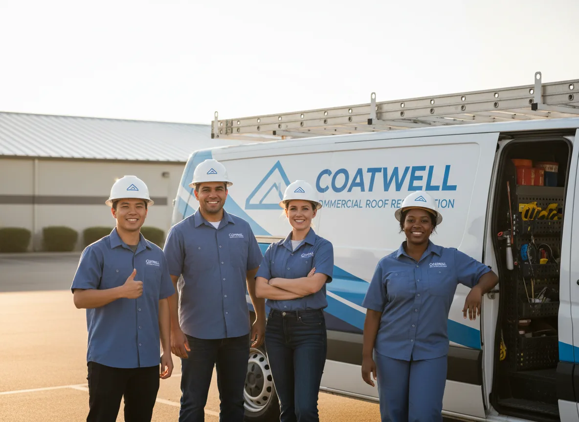 Commercial roof coating company in Parnell, MO